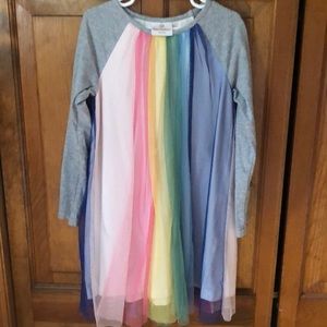 Comfortable rainbow dress; Hanna Andersson